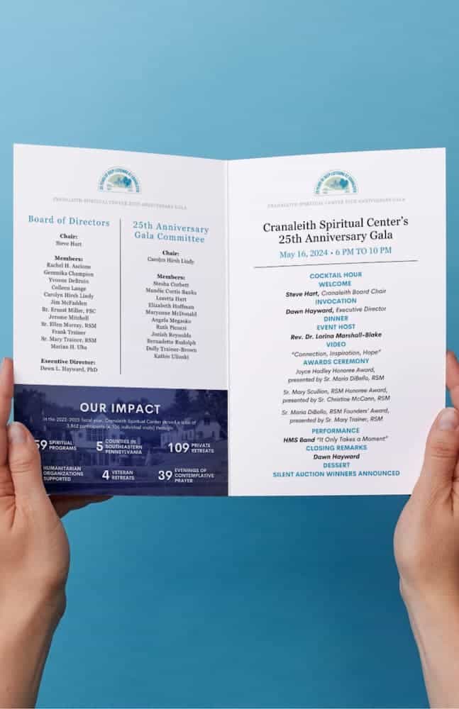 gala booklet pages